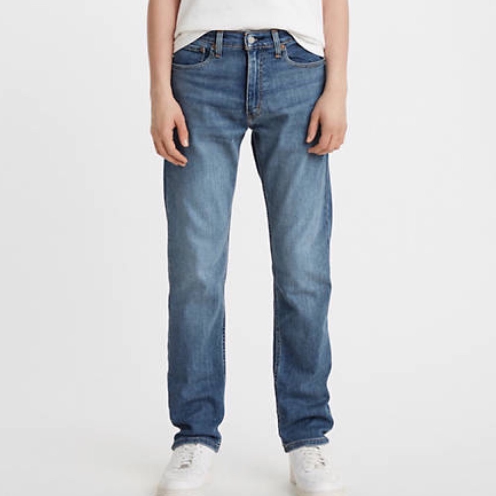 Levi’s 505 Men’s Regular Fit Jeans in Indigo Dark Wash Size 38x32